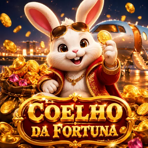 Capa do jogo Fortune Rabbit, o coelho da fortuna da mesma série do tigre